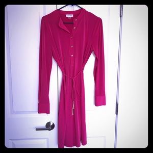 Bright pink long sleeve Calvin Klein